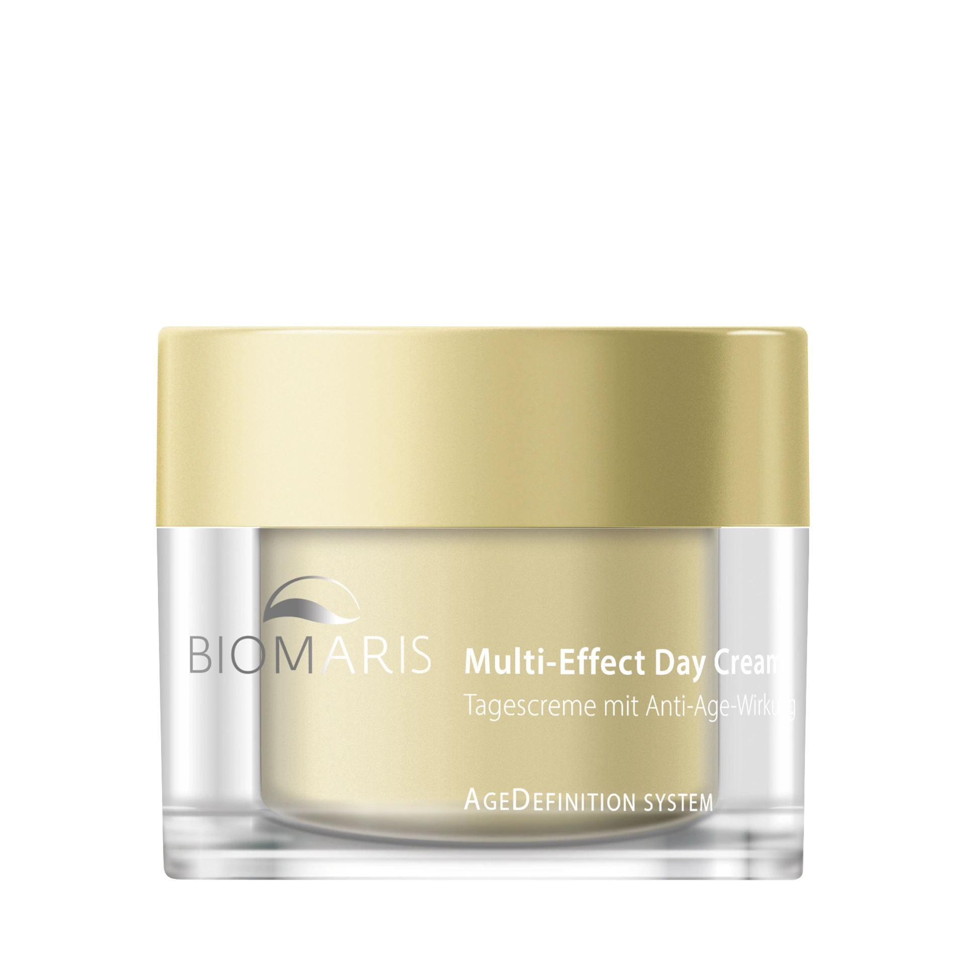 Multi-Effect Day Cream ohne Parfum Multi-Effect Day Cream ohne Parfum im Tiegel mit goldfarbenem Schraubverschluss