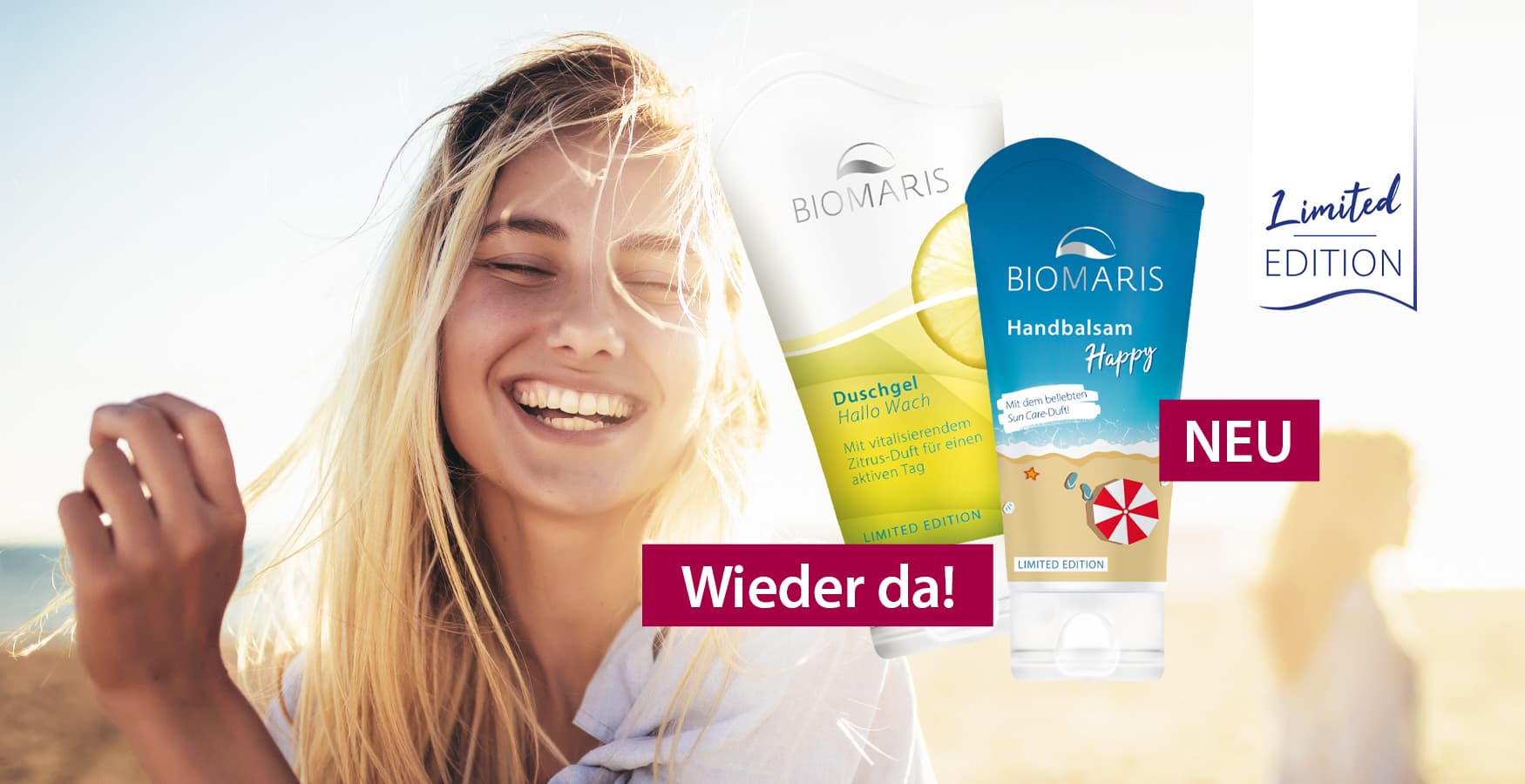 Sommer-Spaß mit den BIOMARIS Limited Editions 2026 Zum Artikel der Sommer Limited Editions 2026