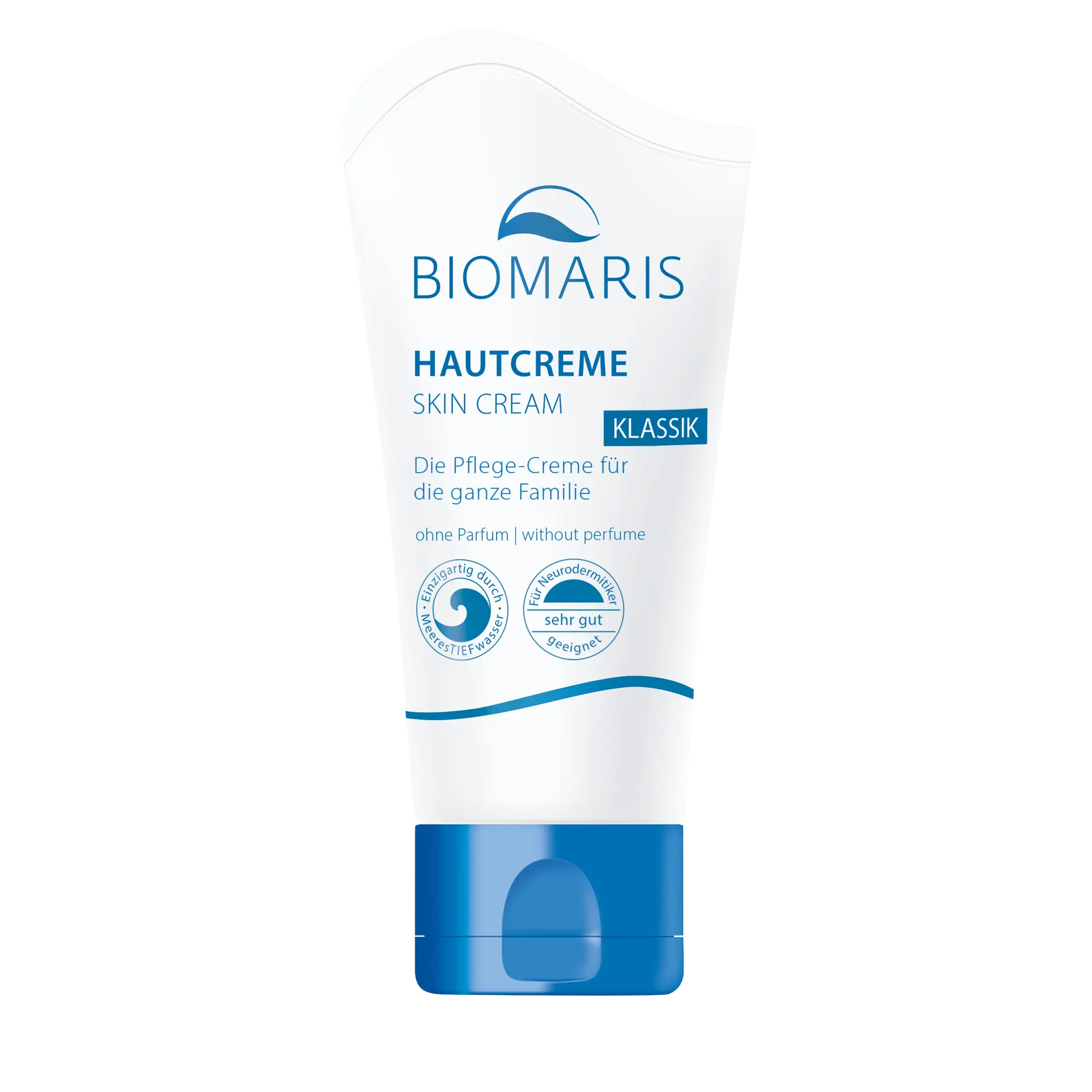 HAUTCREME KLASSIK pocket ohne Parfum Hautcreme Klassik pocket ohne Parfum in weißer Tube mit blauem Klappdeckel