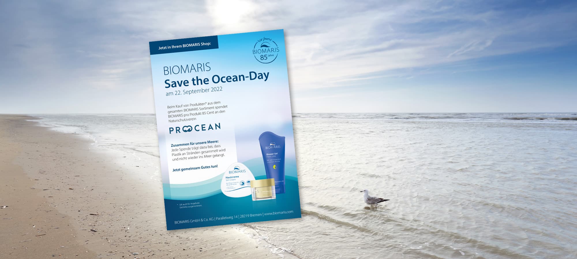 22. – 24. September: Save the Ocean-Weekend in allen BIOMARIS Shops