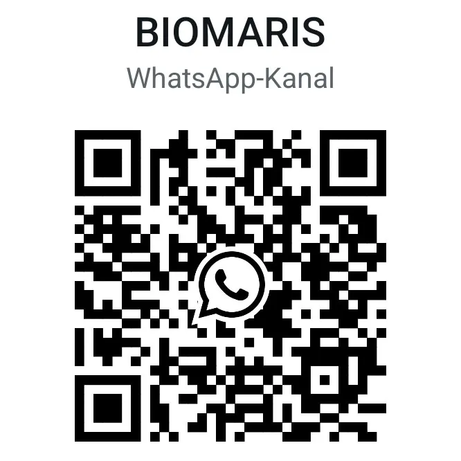 QR-Code zum BIOMARIS WhatsApp-Kanal