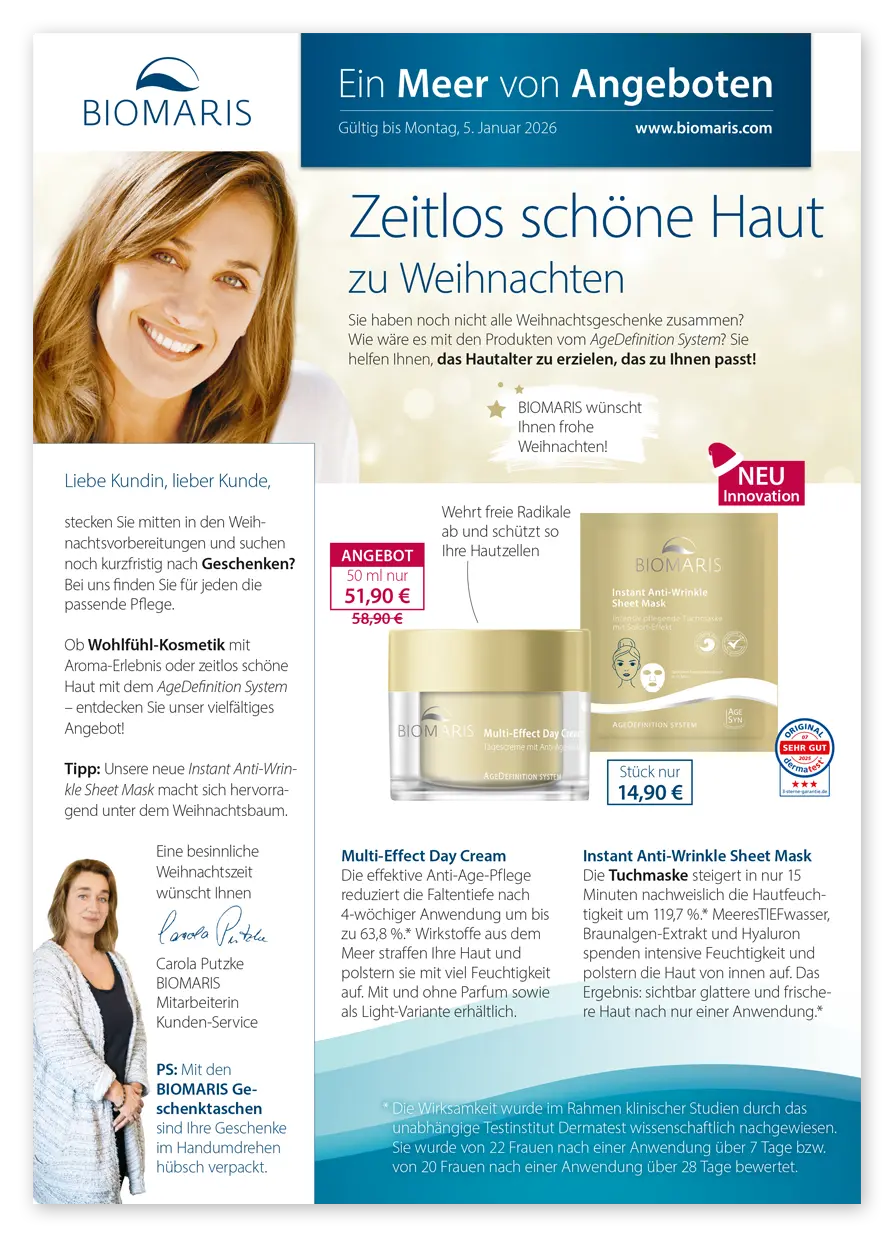 Zu den aktuellen Angeboten gültig bis zum 5. Januar 2026