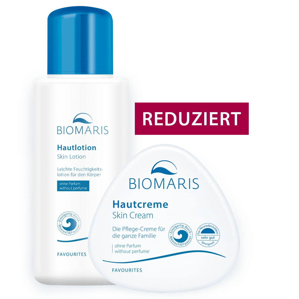 Hautlotion, Hautcreme, Skin lotion, Skin cream, Biomaris, Hautlotion, Skin Lotion, Feuchtigkeit, Körperpflege, Reduziert